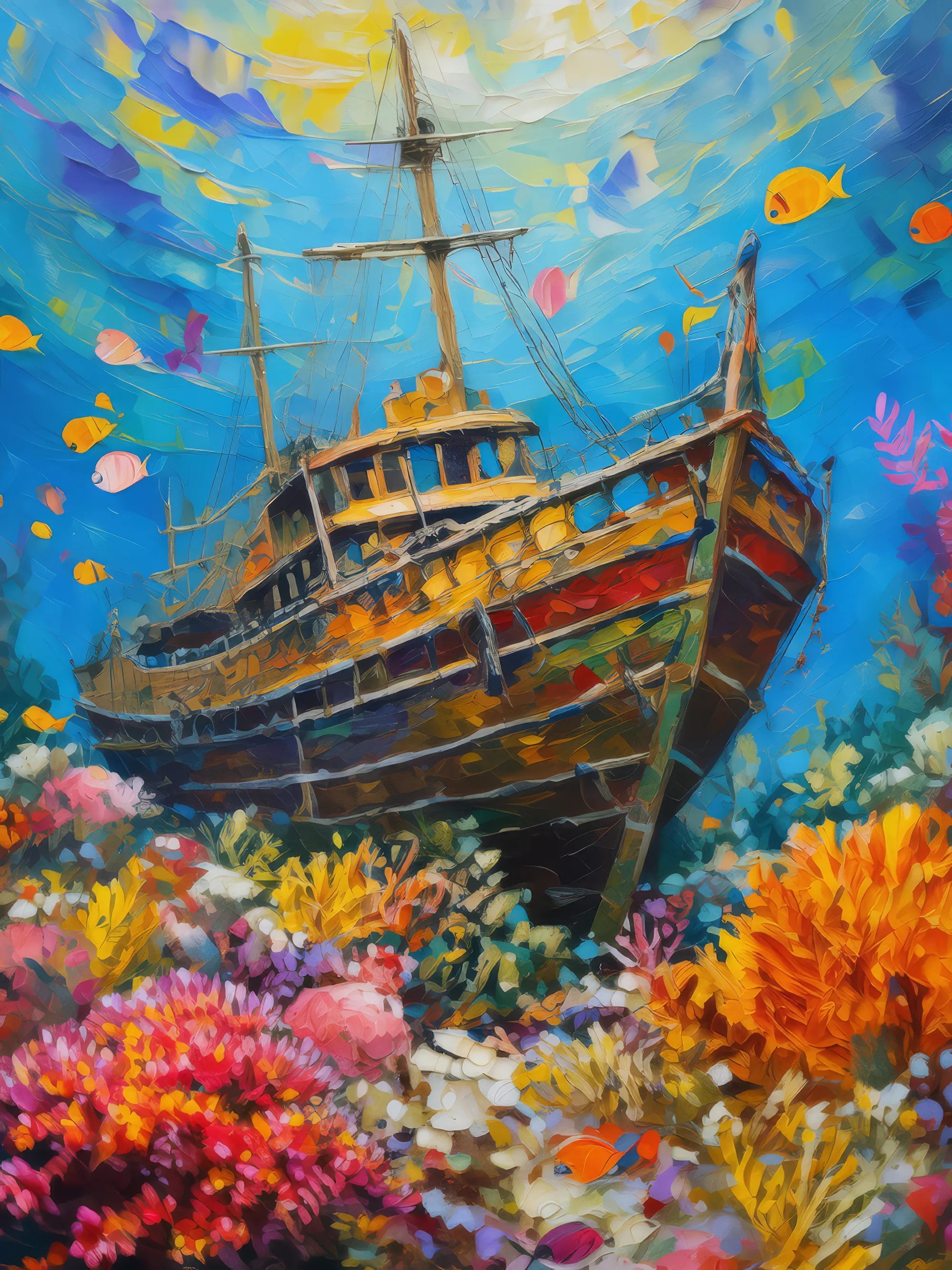 Painting: Sunken Ship Mystery