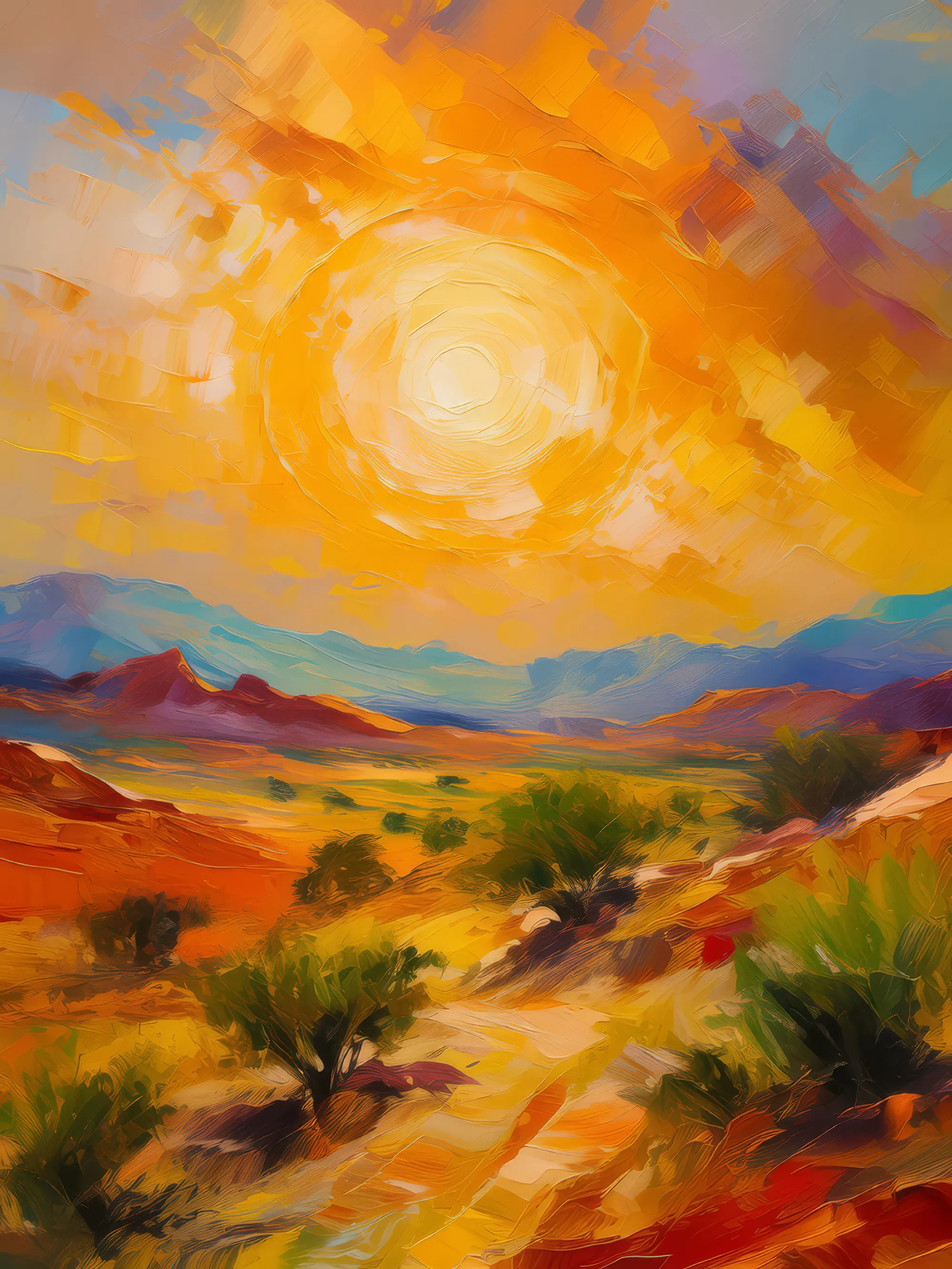 Painting: Sweltering Desert Noon