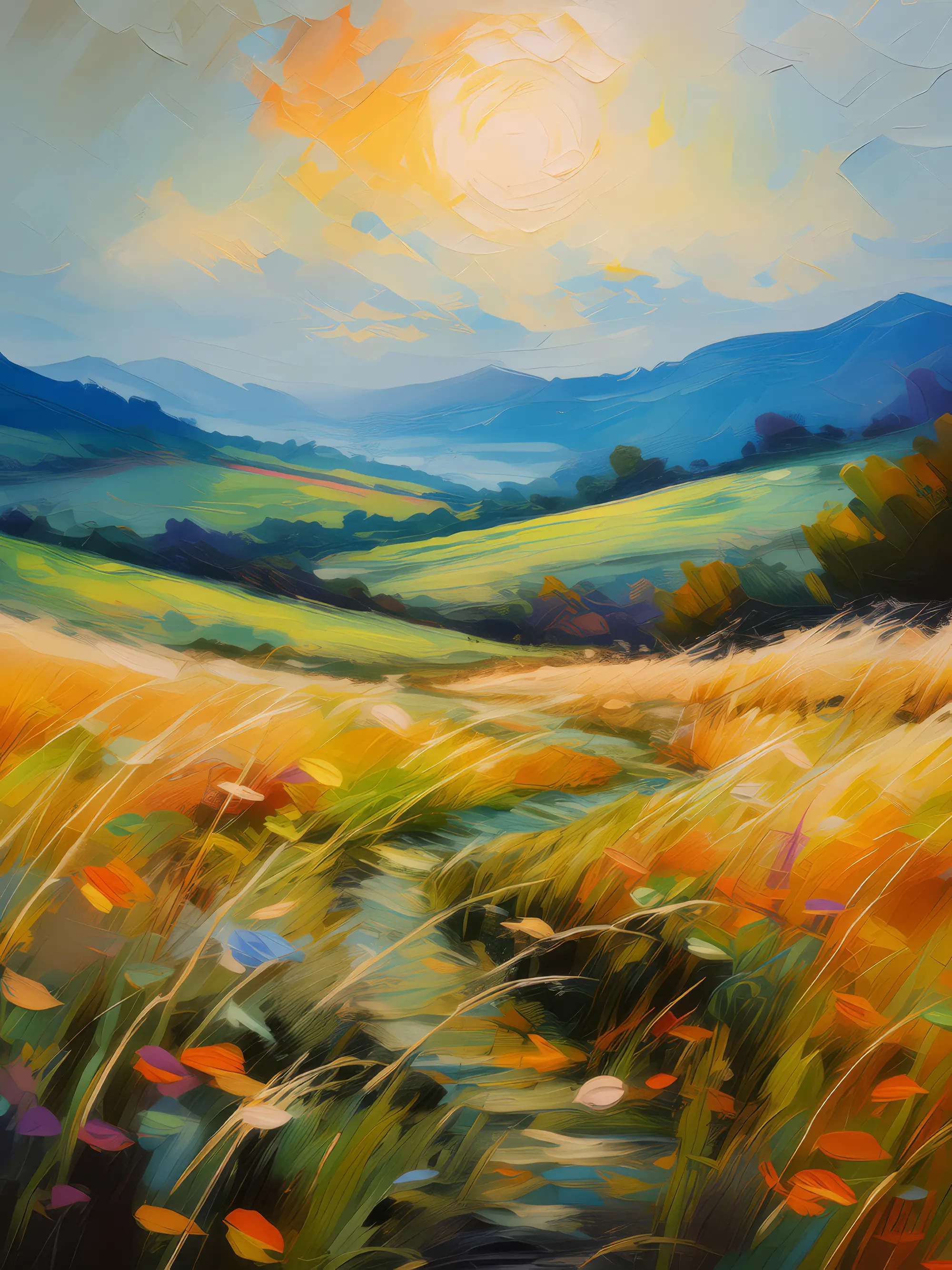 Painting: Temperate Grassland Reverie