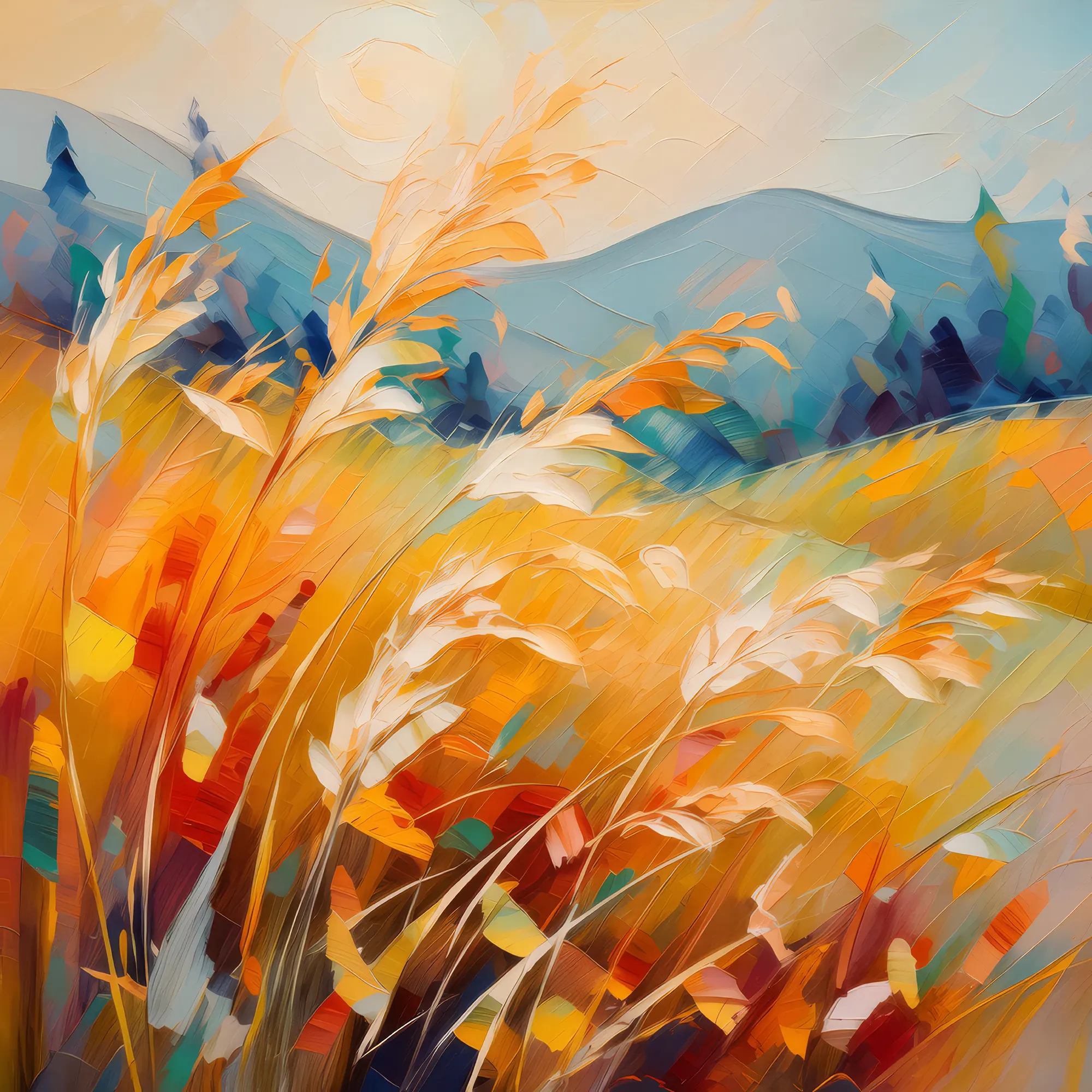 Painting: Temperate Grassland Waltz