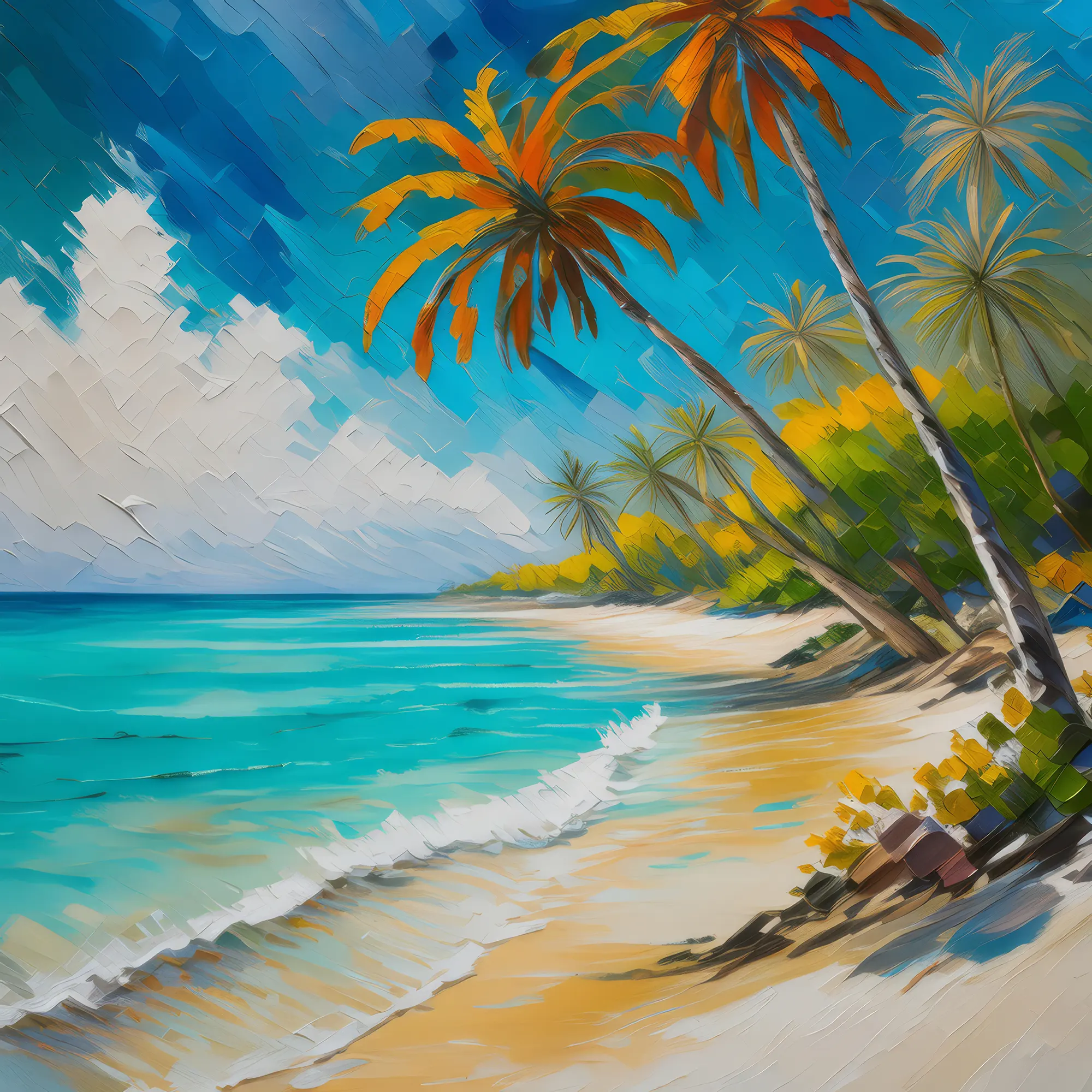 Painting: Tropical Beach