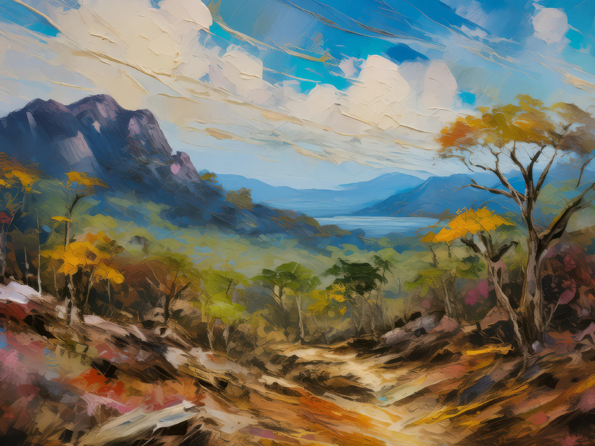 Painting: Tropical Dry Forest Vistas