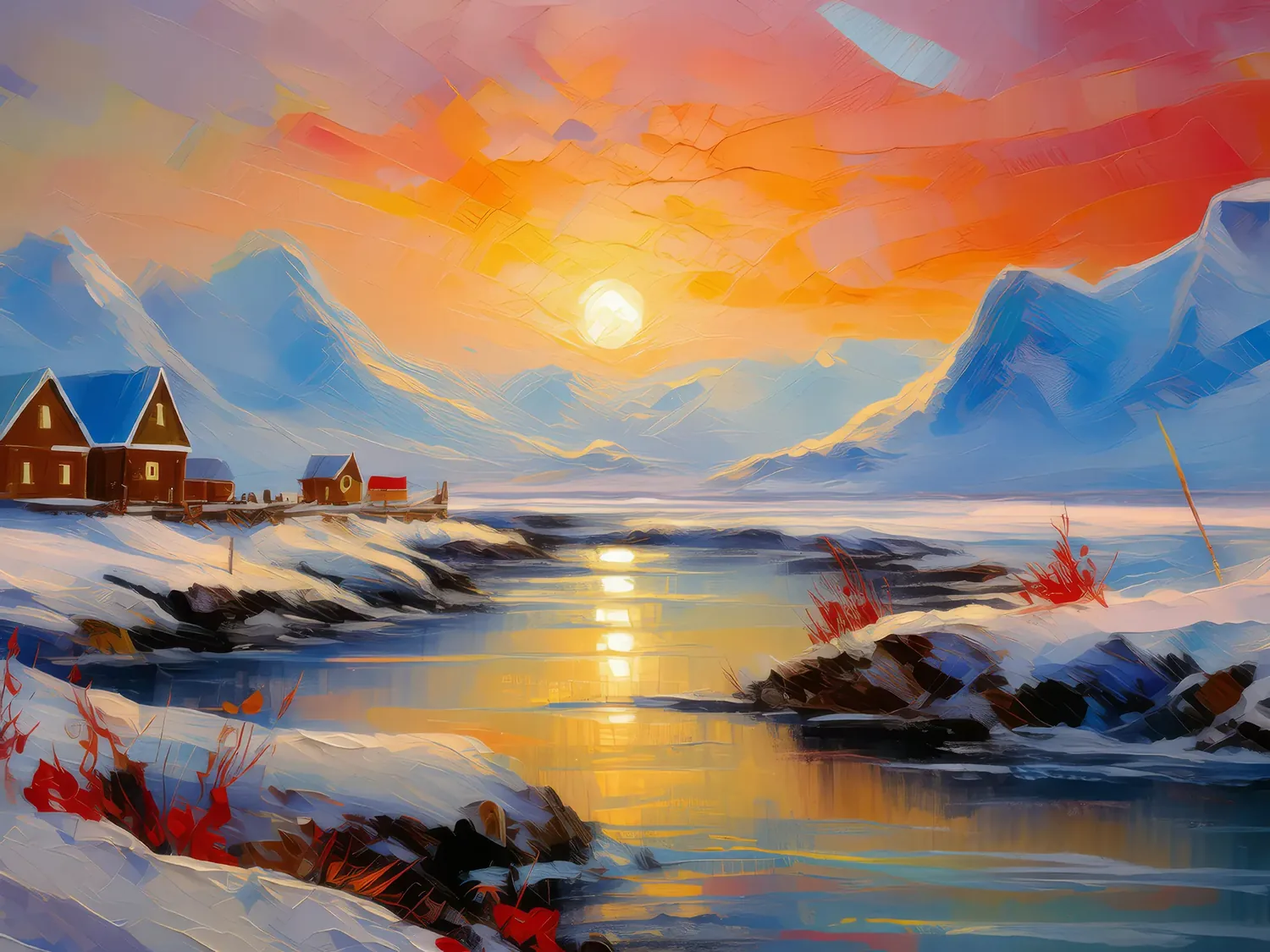 Painting: Arctic Desert’s Quiet Morning