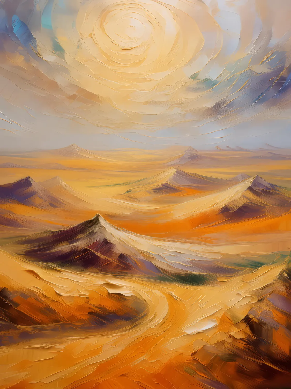 Painting: Desert Sandstorm