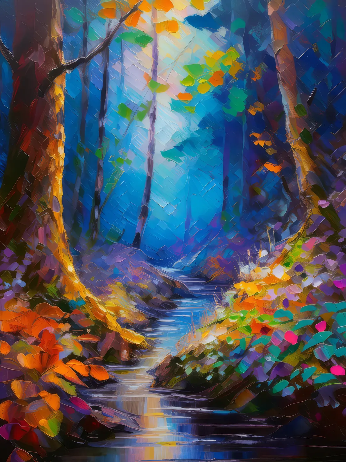 Painting: Mystical Twilight Chasm