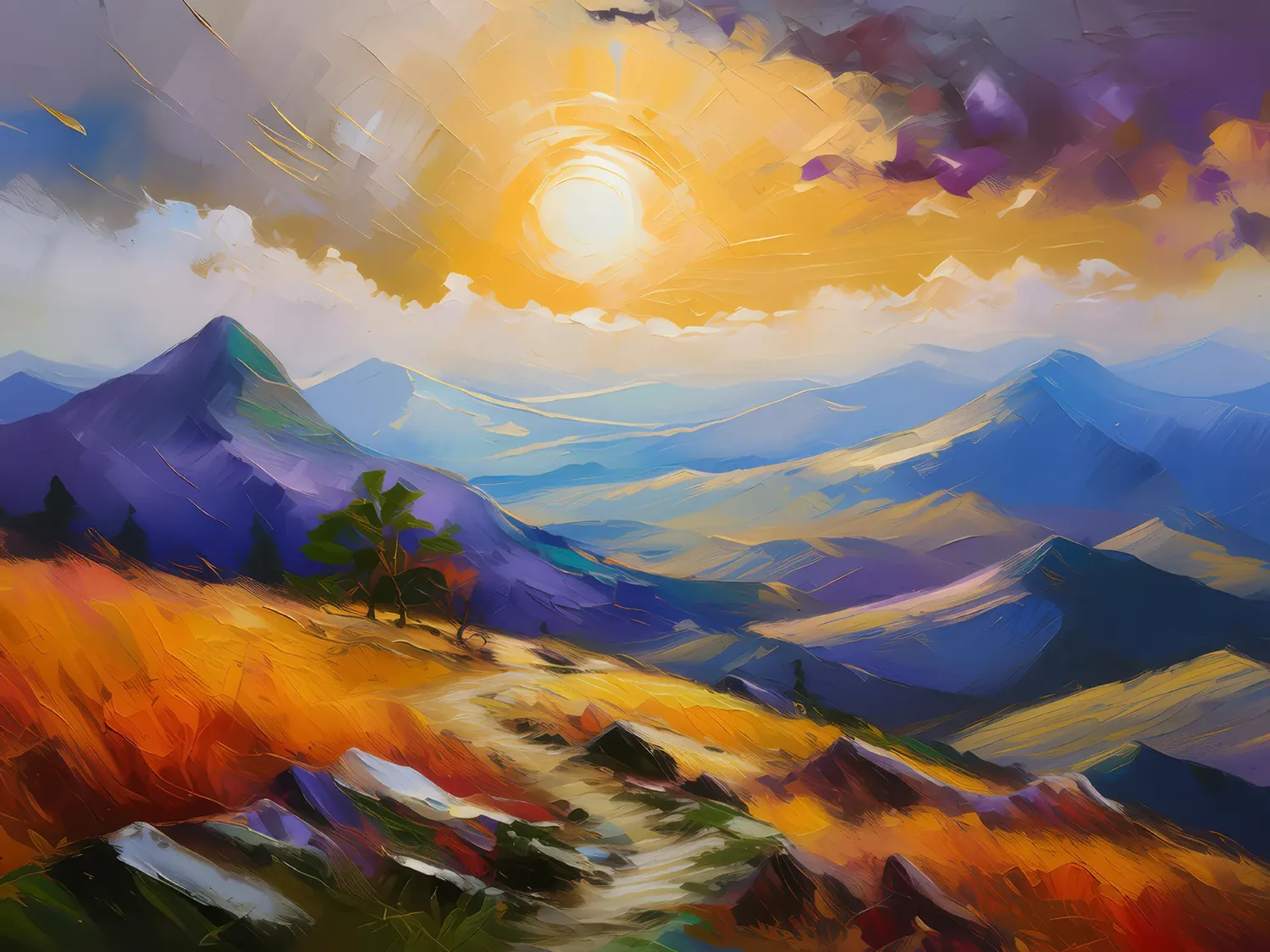 Painting: Plateau Fata Morgana Mirage