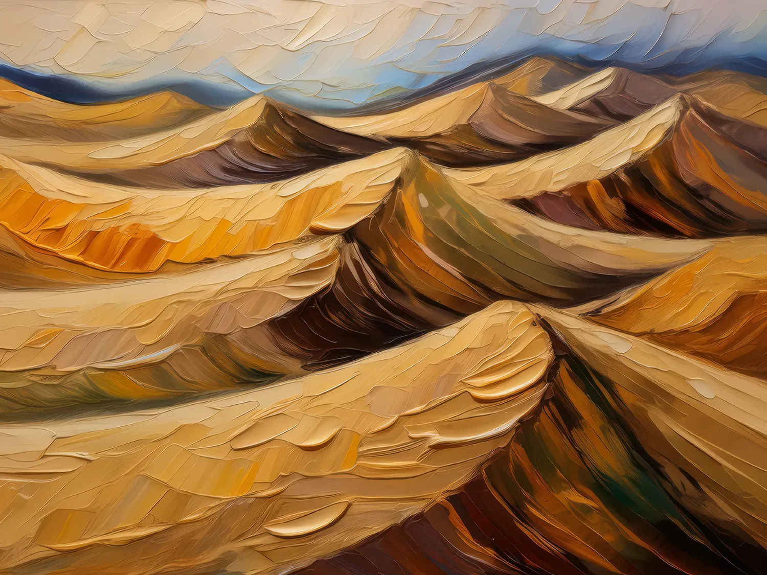 Painting: Sand Patterns