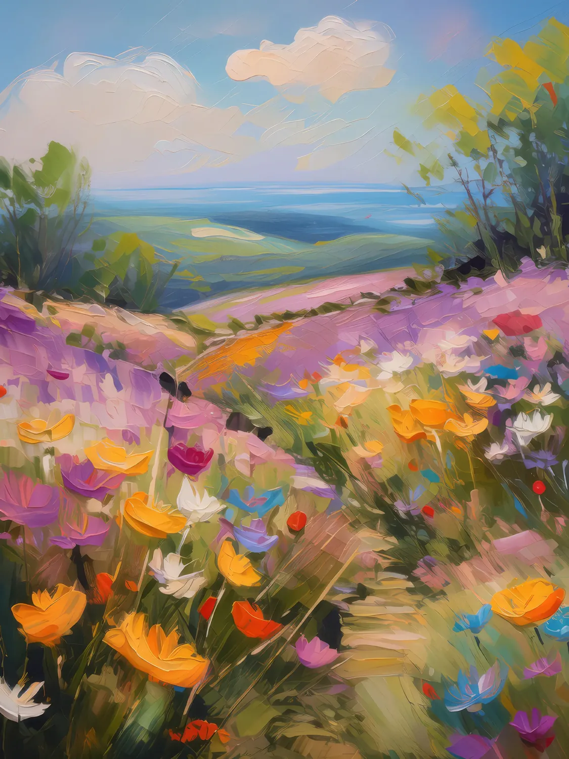 Painting: Spring’s Arrival on Moor