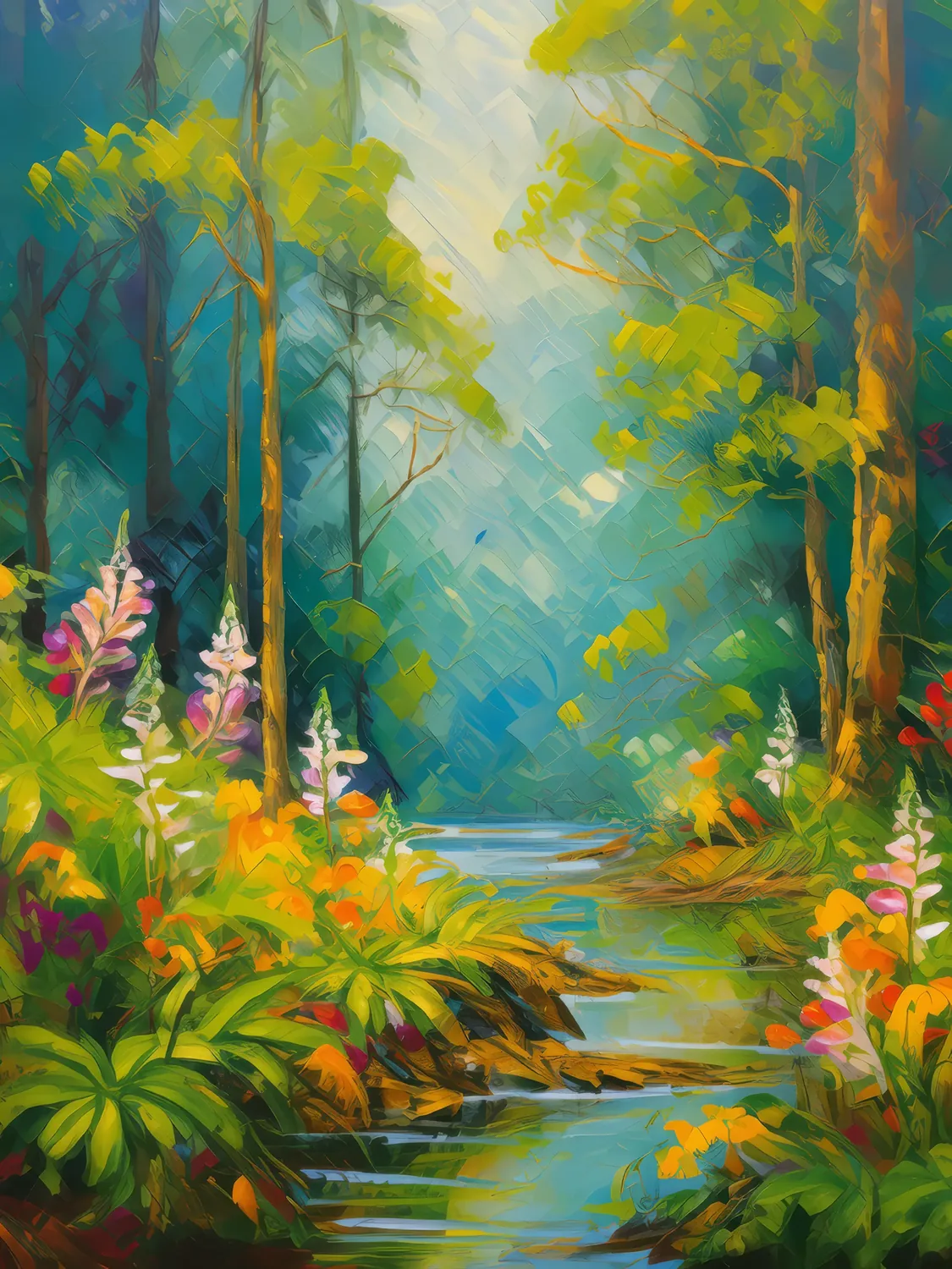 Painting: Spring’s Arrival to the Jungle