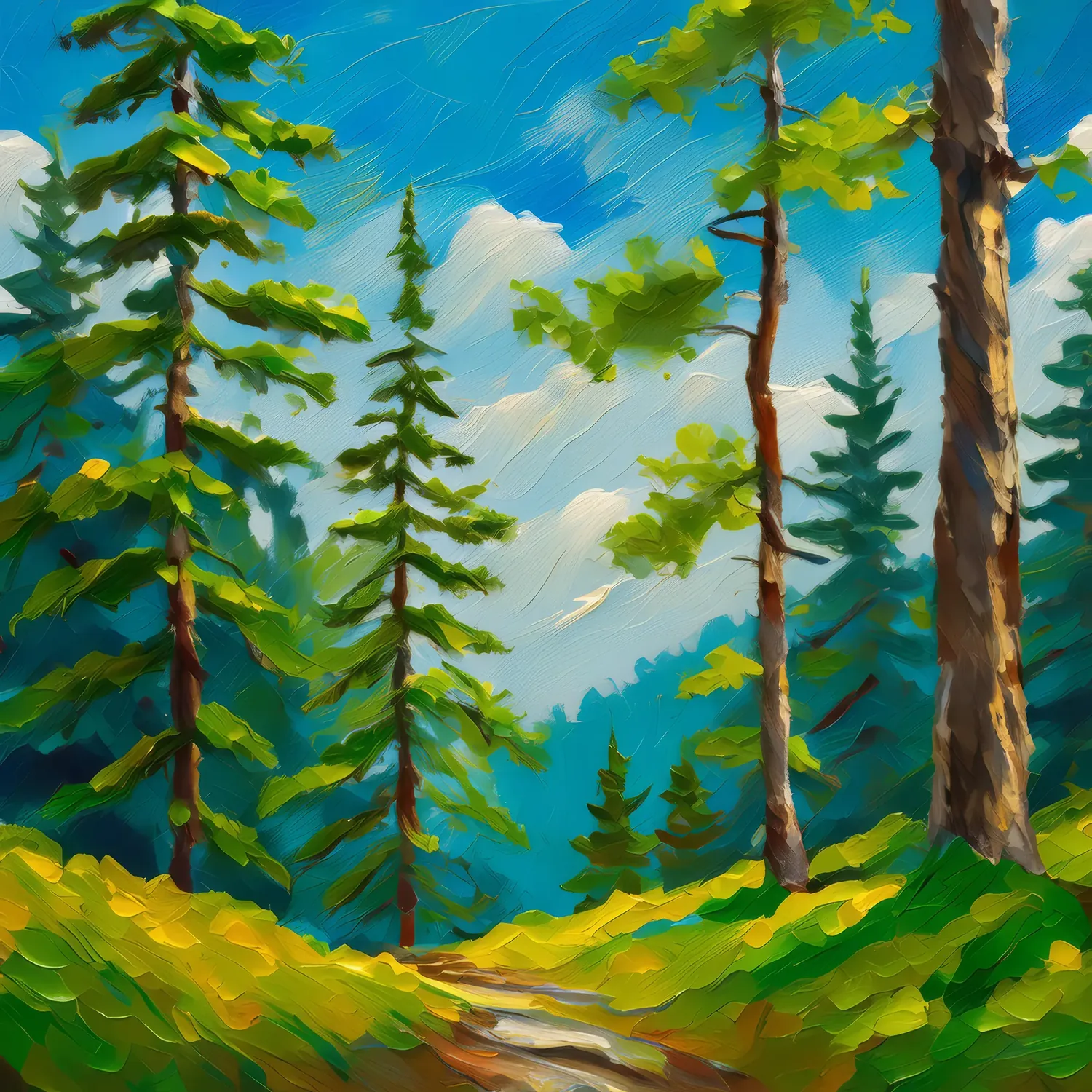 Painting: Summer Boreal Tranquility