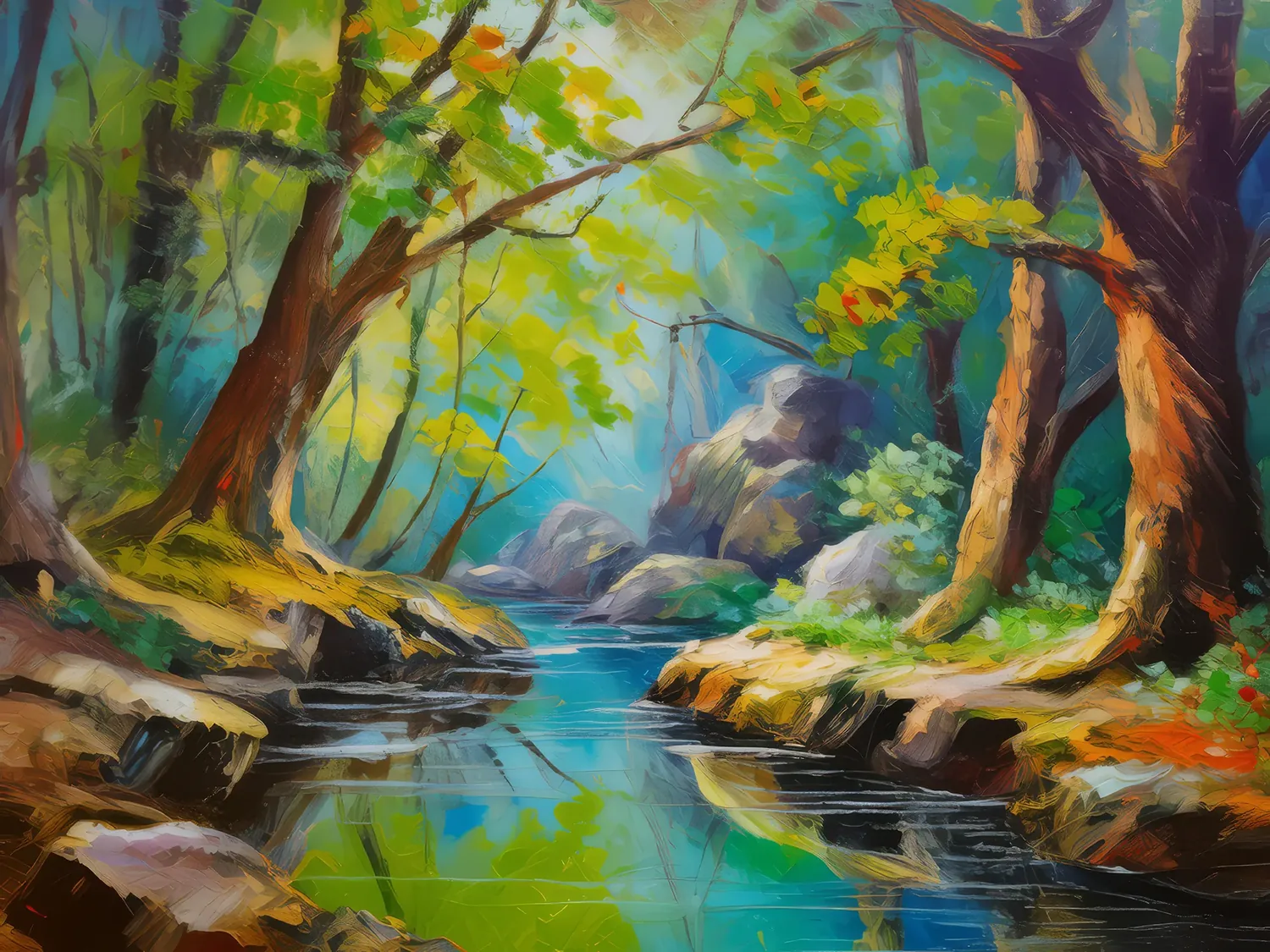 Painting: Sylvan Forest Grotto