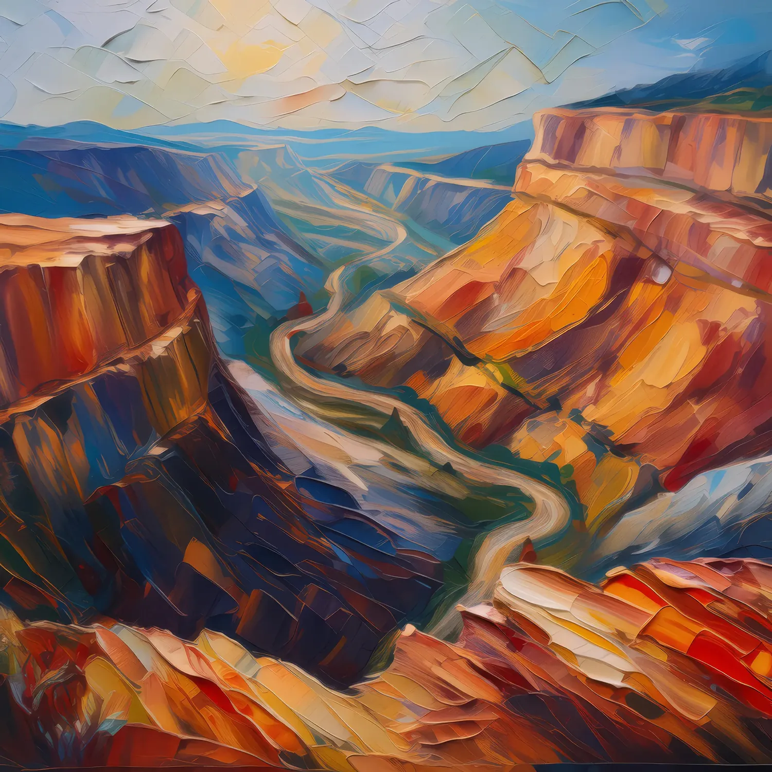 Painting: Timeless Crag Tapestry