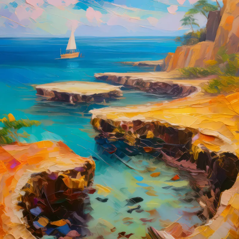 Painting: Ancient Reef Fossils