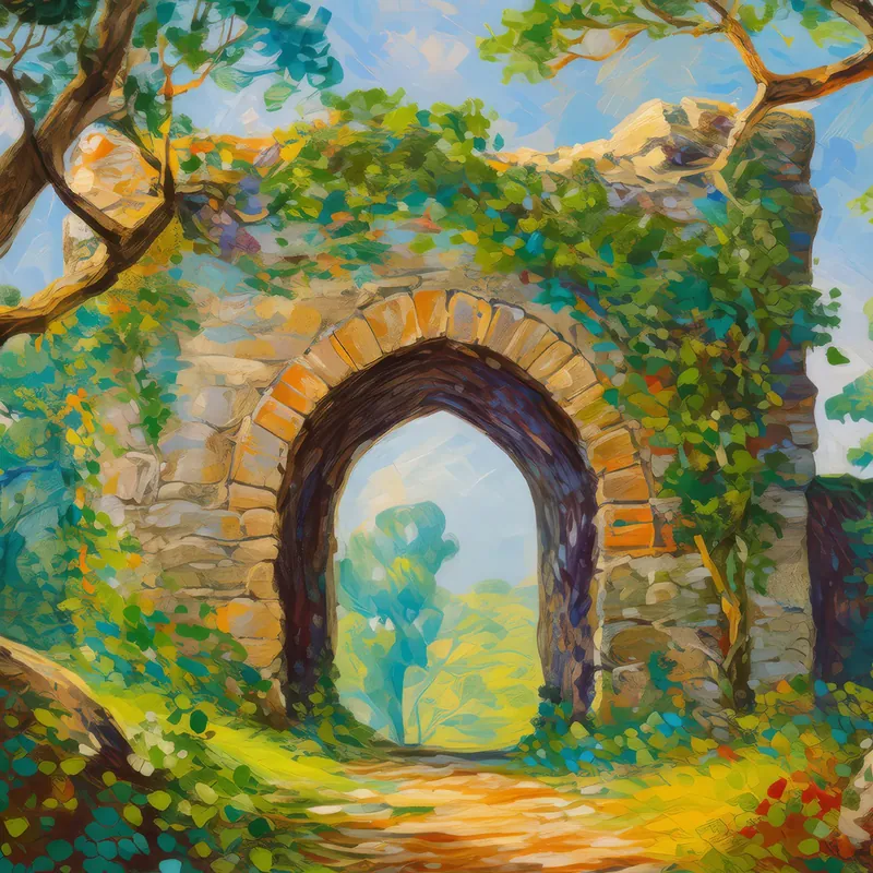 Painting: Archway to the Past