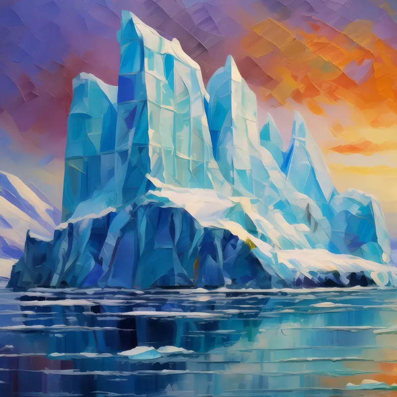Painting: Arctic Ice Palace