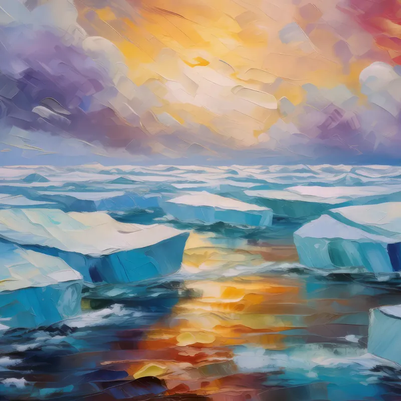 Painting: Arctic Sea Ice