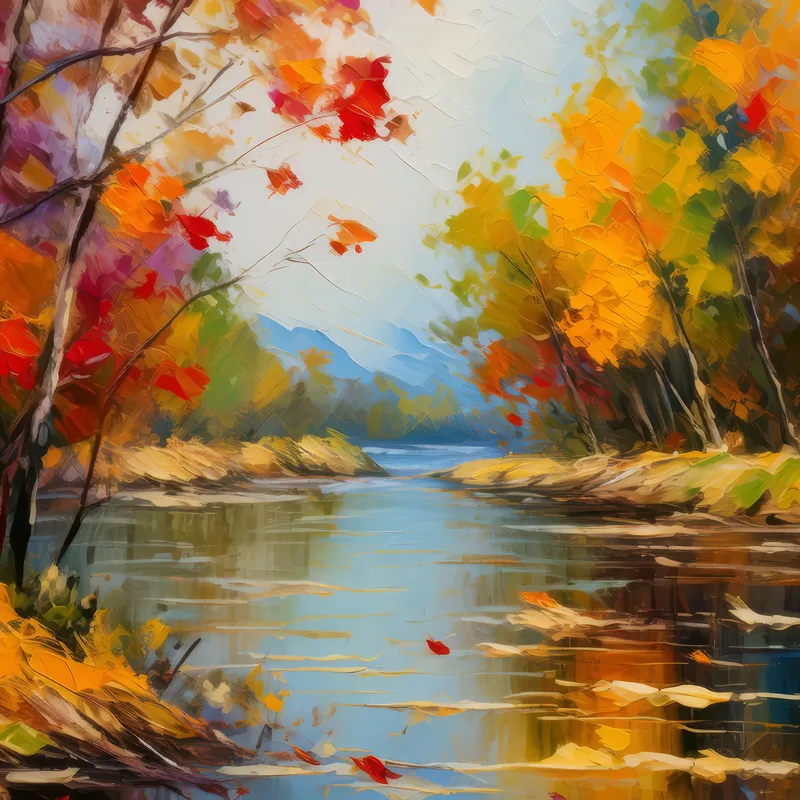 Painting: Autumn Changes in Delta