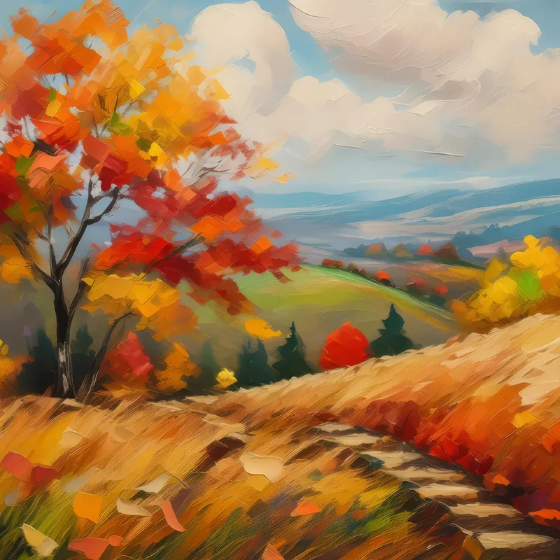 Painting: Autumn Knoll Painting