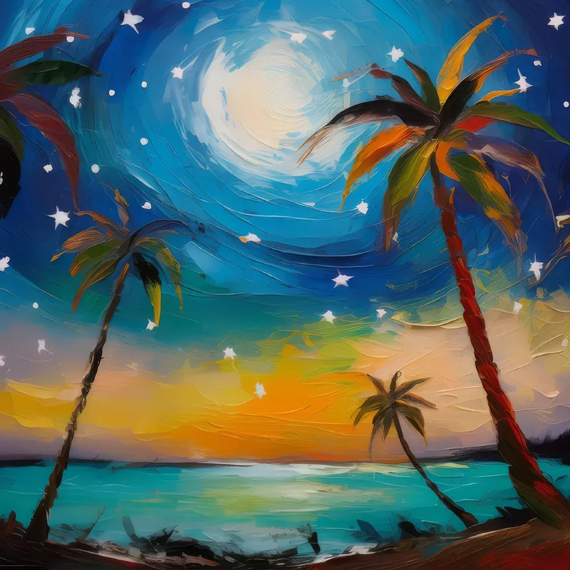 Painting: Balmy Tropical Night