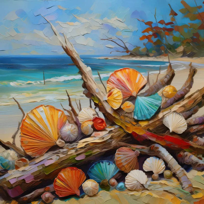 Painting: Beach Art Installation