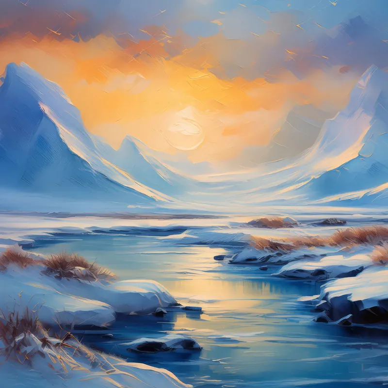 Painting: Chill of the Arctic Air