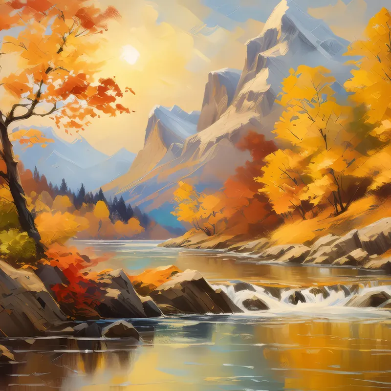 Painting: Crag Autumn Allure