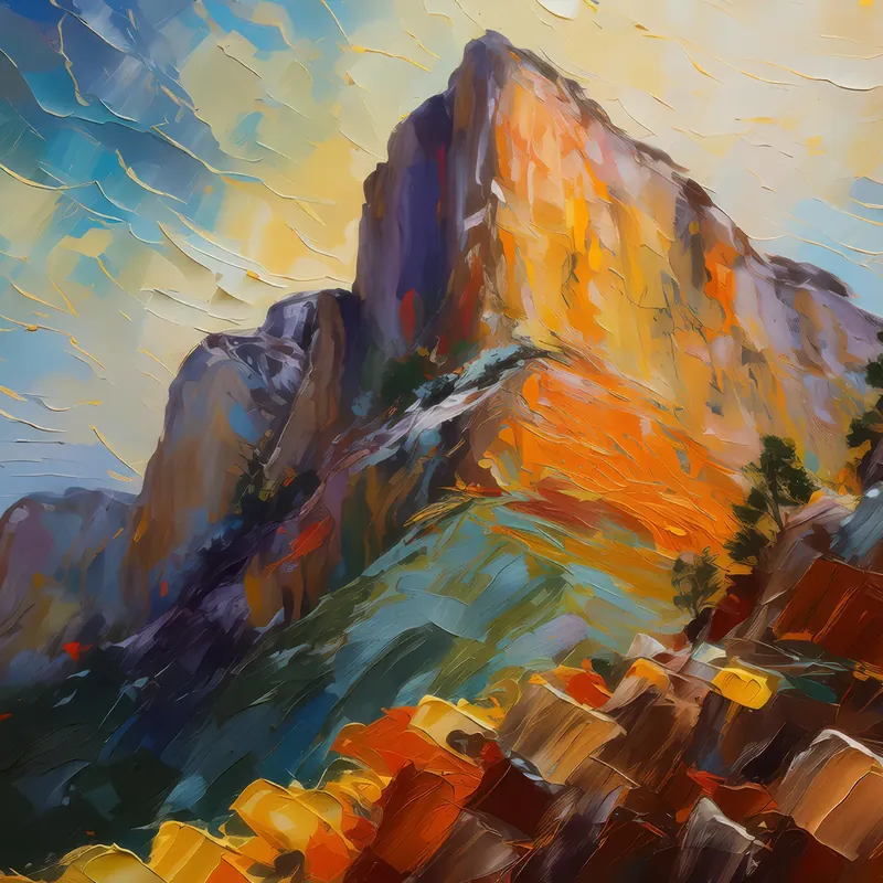 Painting: Crag Shadow Symphony