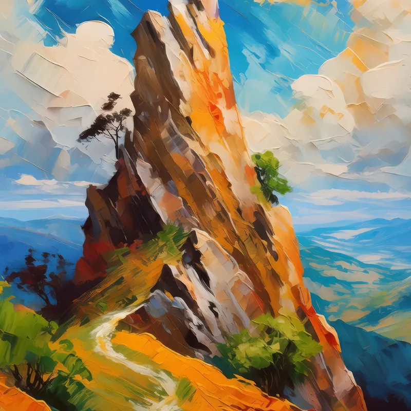 Painting: Craggy Kingdom’s Regal Crown