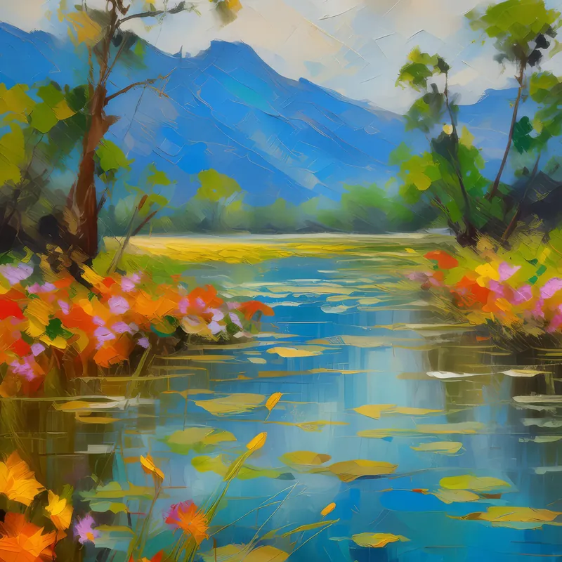 Painting: Delta’s Seasonal Floods