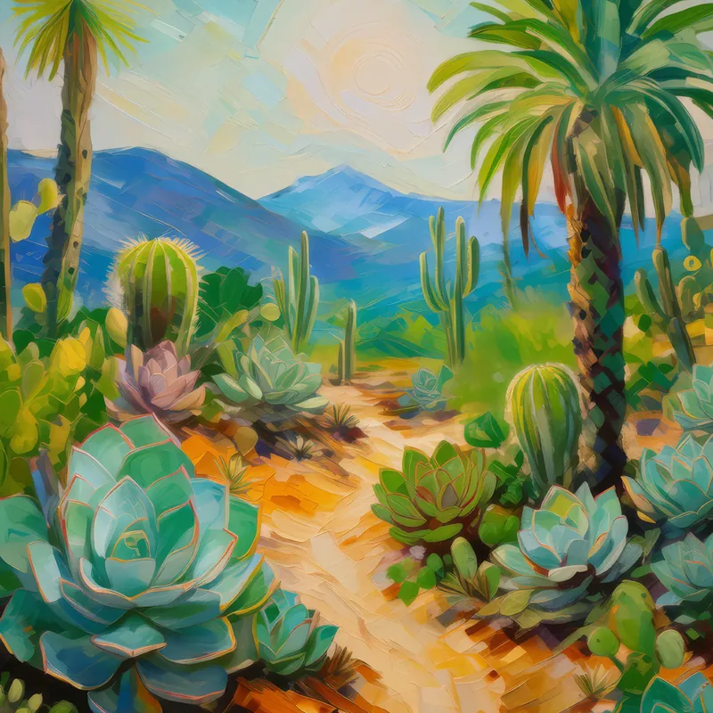 Painting: Desert Flora