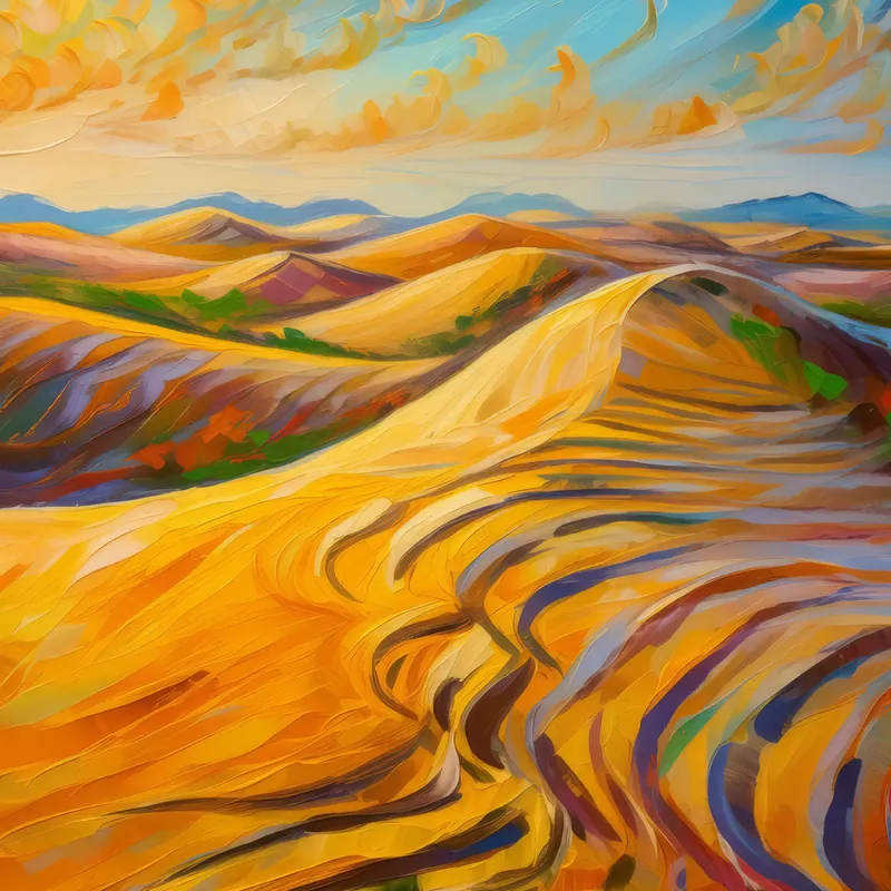 Painting: Desert Sand Patterns
