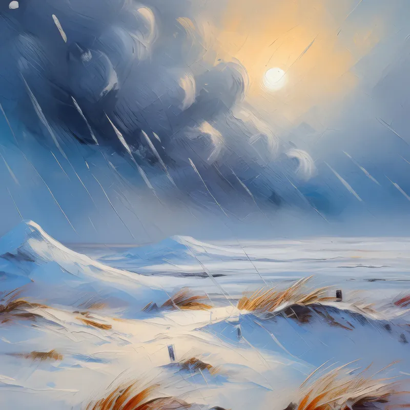 Painting: Desert Snowstorm