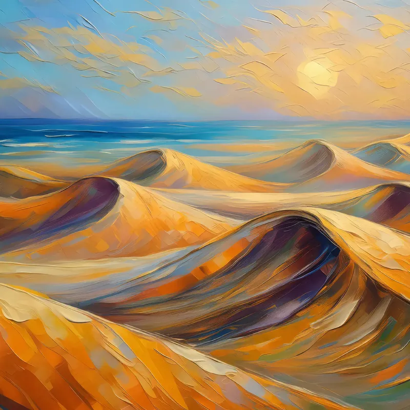 Painting: Desert Wind Patterns
