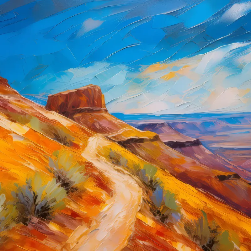 Painting: Deserted Mesa Trail