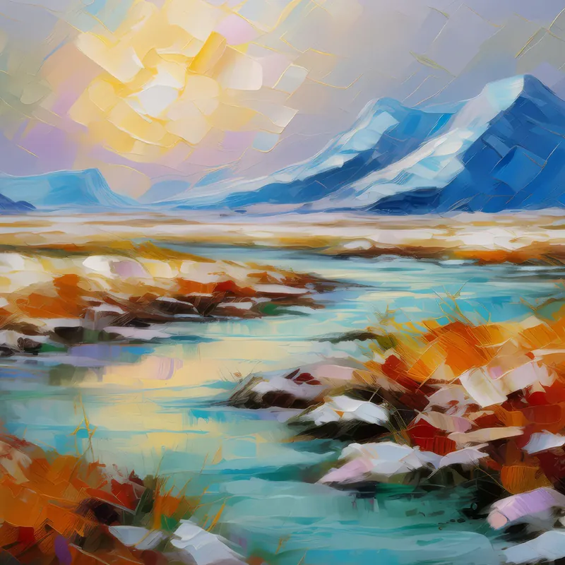 Painting: Desolate Ice Wasteland