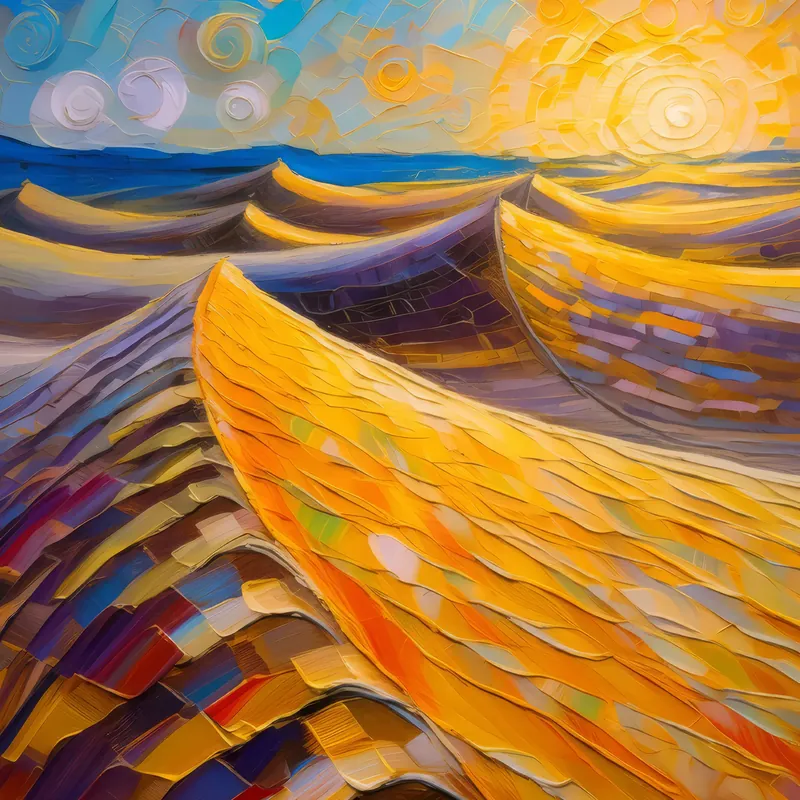 Painting: Dune Windswept Patterns