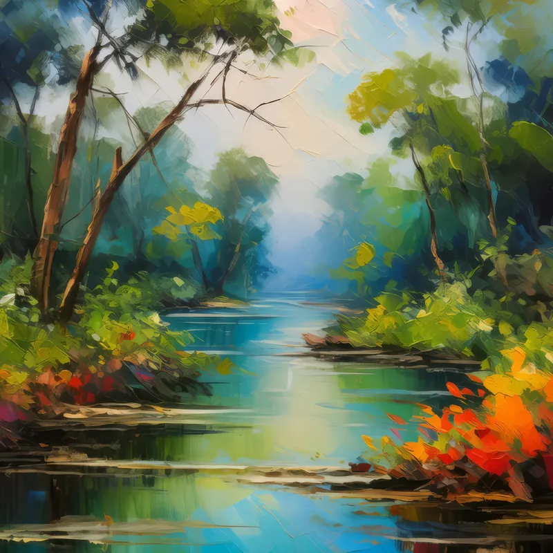 Painting: Echoes of the Delta