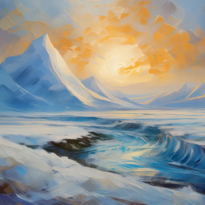 Painting: Echoing Tundra Winds