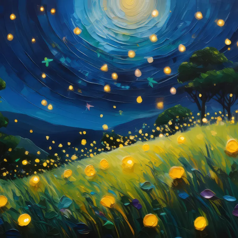 Painting: Firefly Knoll Enchantment