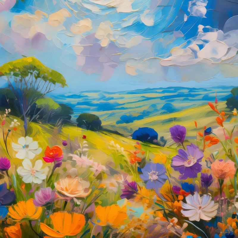 Painting: Flora and Fauna of Moor