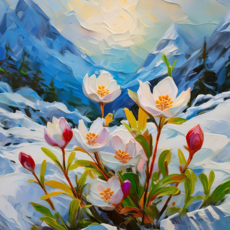 Painting: Flora of the Frozen North