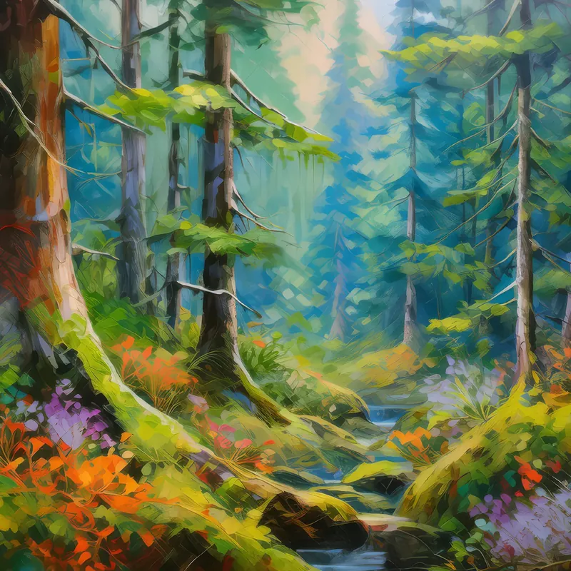 Painting: Flora of the Northern Jungle