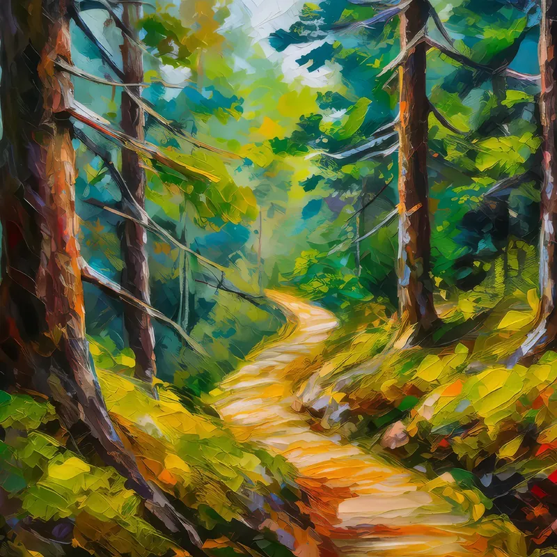 Painting: Forest Adventure Trail