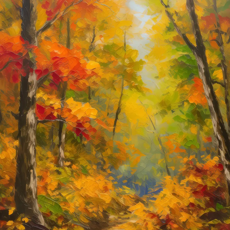 Painting: Forest Autumn Hues
