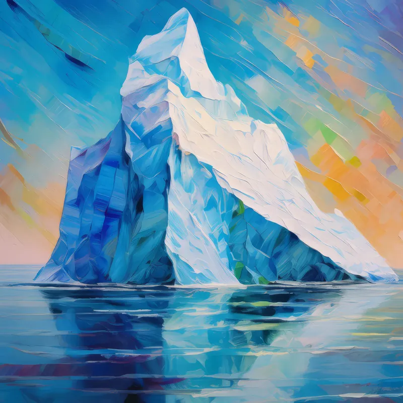 Painting: Frigid Polar Iceberg