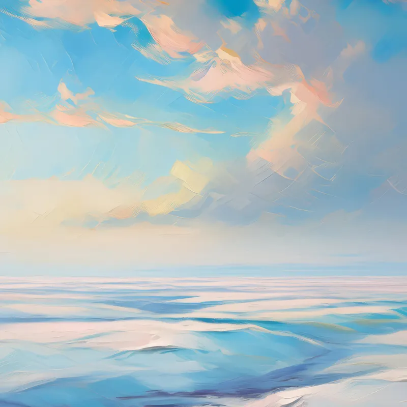 Painting: Frozen Tundra Expanses