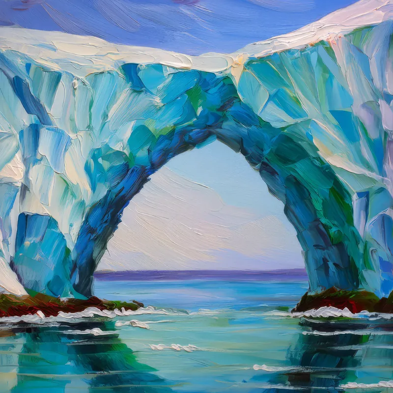Painting: Glacial Archway