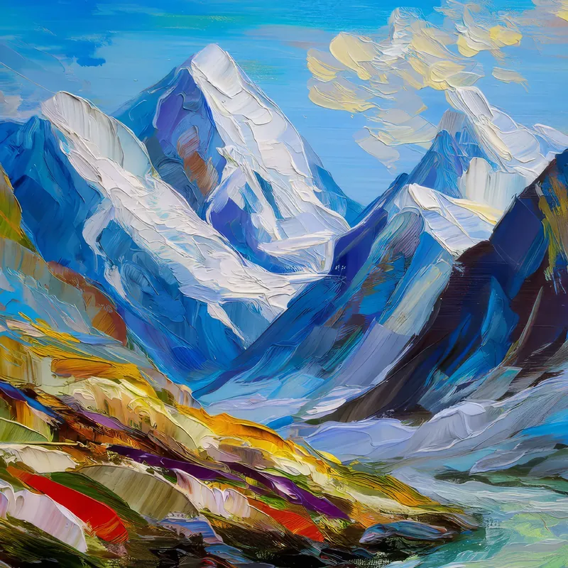 Painting: Glacial Valley