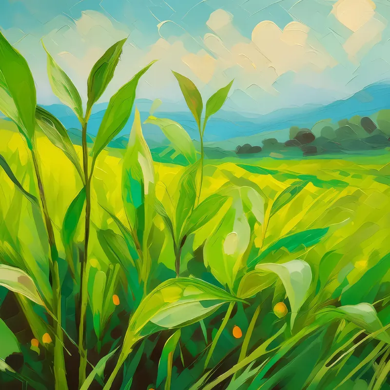 Painting: Grassland in Early Spring