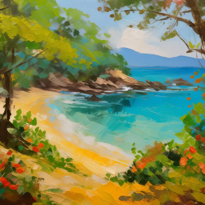 Painting: Hidden Beach Cove
